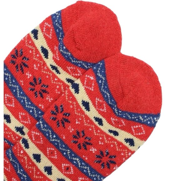 NEW 5 Sets Womens Heavy Knit Colorful Fair Isle Hearts Winter Cabin Socks Bundle - Picture 3 of 3